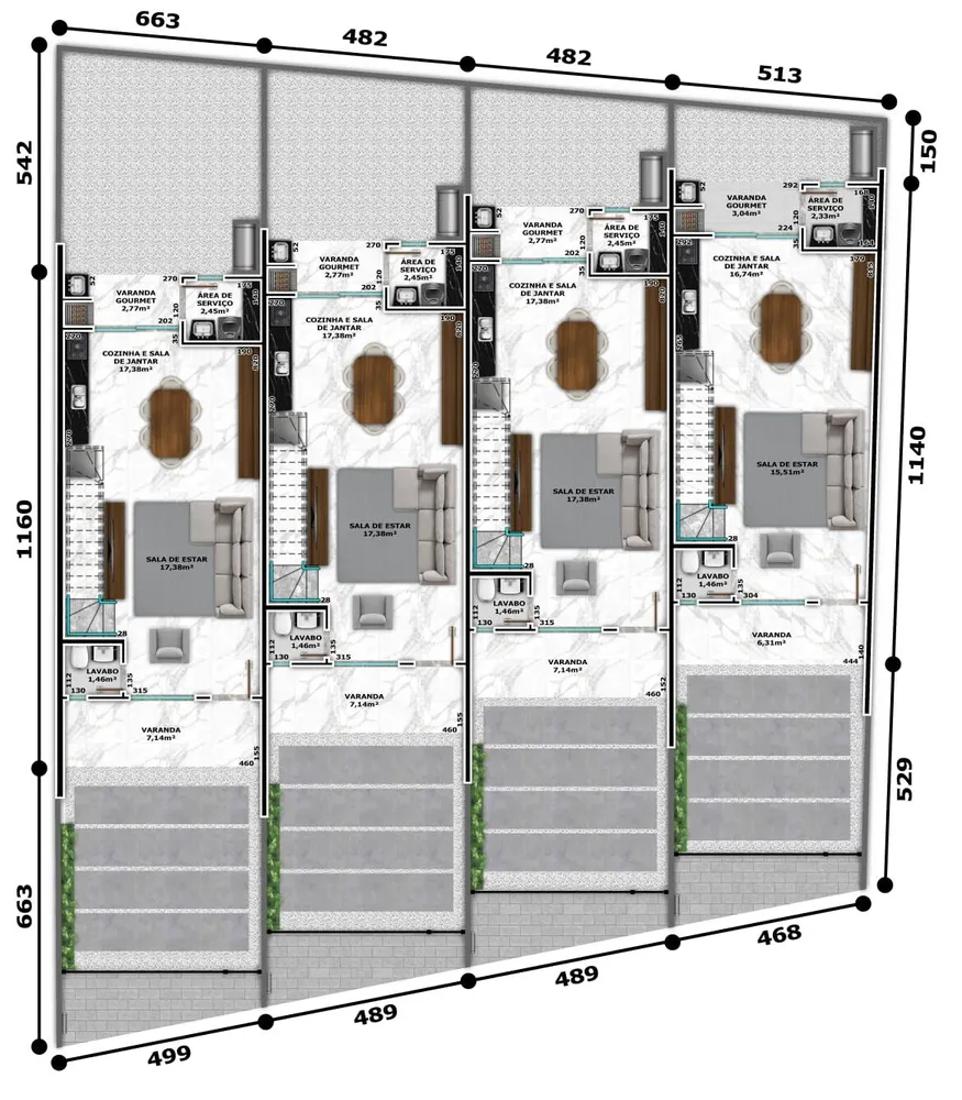 Sobrado, 3 quartos, 116 m² - Foto 6