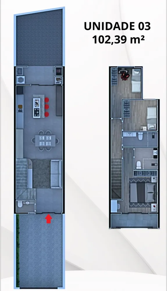 Sobrado, 3 quartos, 102 m² - Foto 14