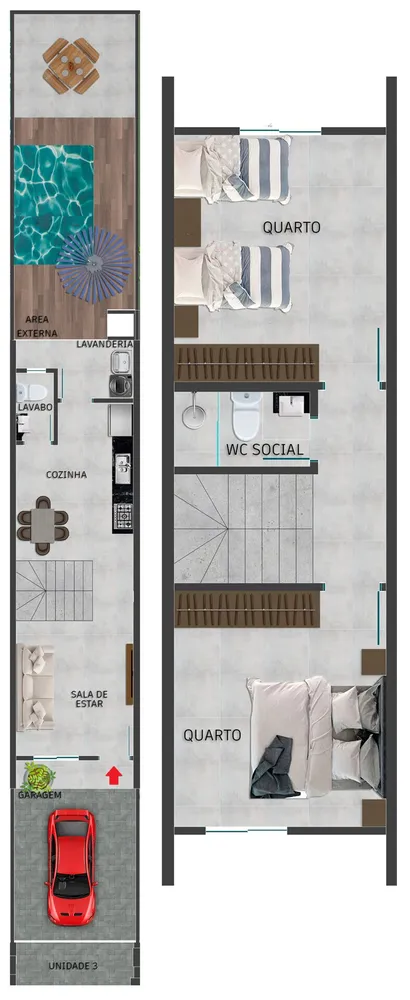 Sobrado, 2 quartos, 70 m² - Foto 7