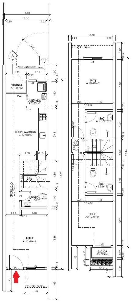 Sobrado, 2 quartos, 76 m² - Foto 2