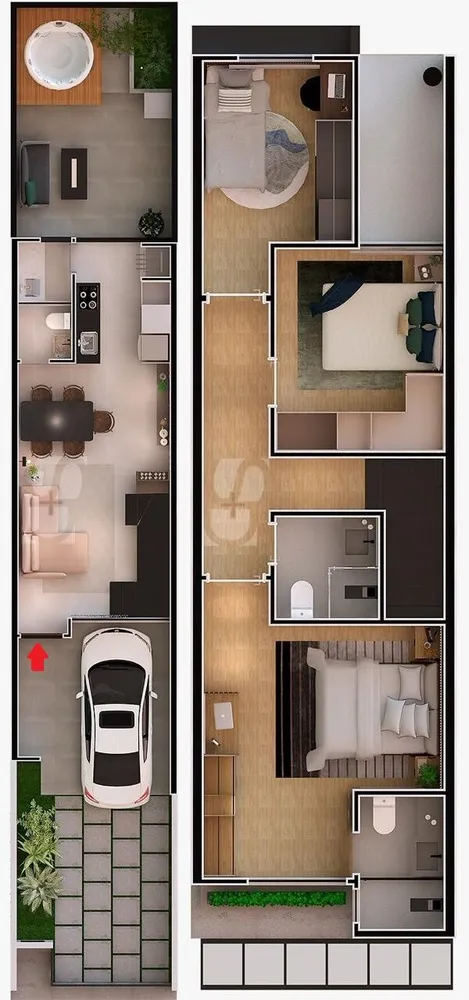 Sobrado, 3 quartos, 105 m² - Foto 11
