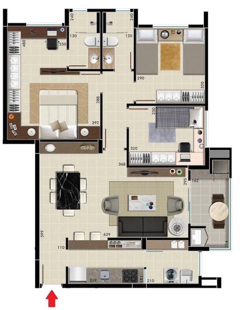 Apartamento, 3 quartos, 94 m² - Foto 19