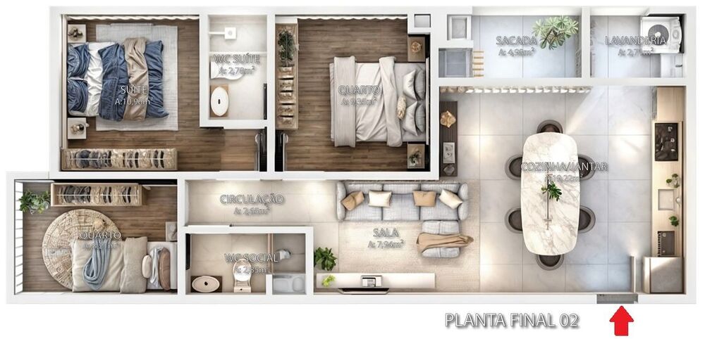 Apartamento, 3 quartos, 82 m² - Foto 15