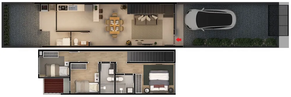 Sobrado, 3 quartos, 92 m² - Foto 9