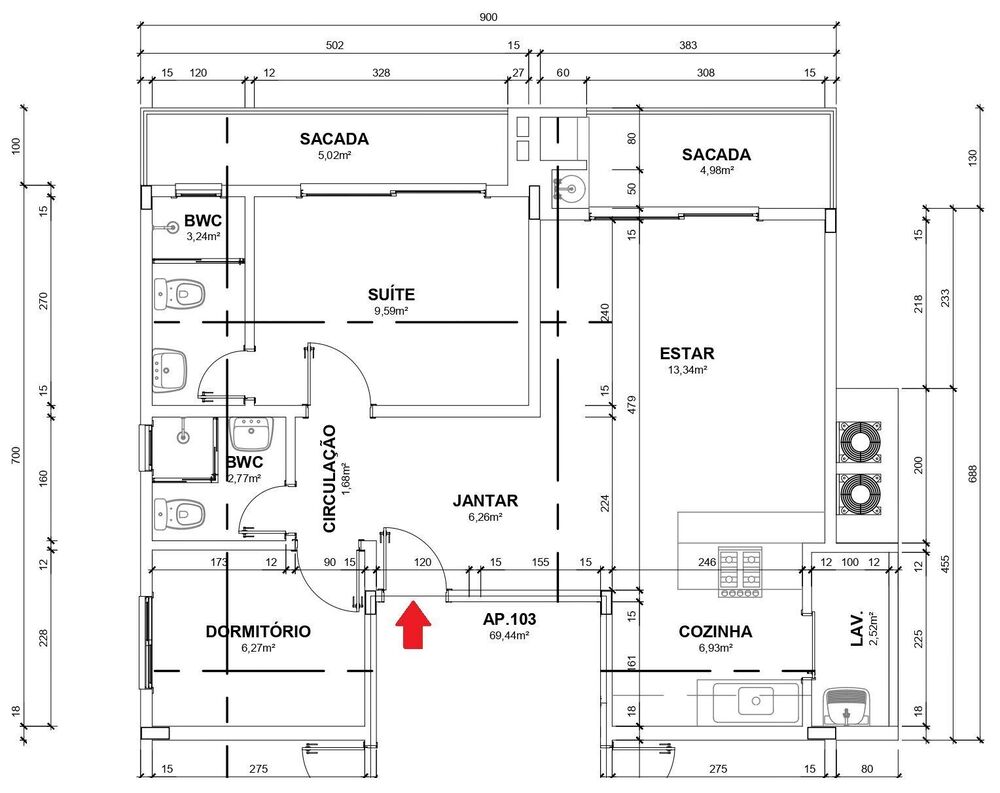Apartamento, 2 quartos, 71 m² - Foto 23