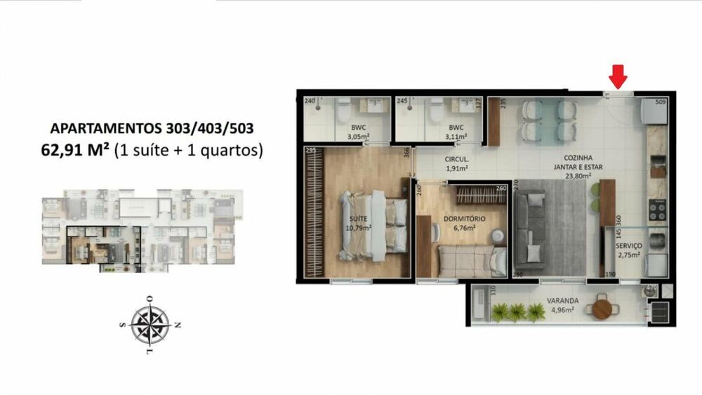 Apartamento, 2 quartos, 66 m² - Foto 17