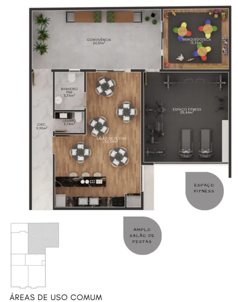 Apartamento, 2 quartos, 56 m² - Foto 11
