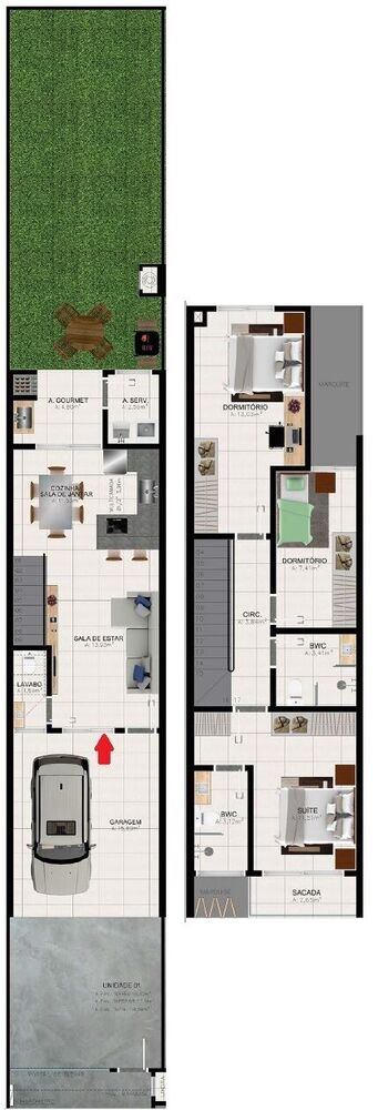 Sobrado, 3 quartos, 119 m² - Foto 12