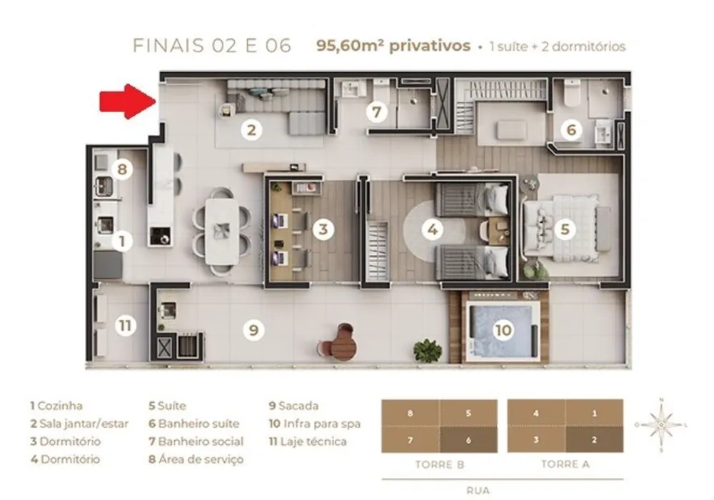 Apartamento, 3 quartos, 95 m² - Foto 11