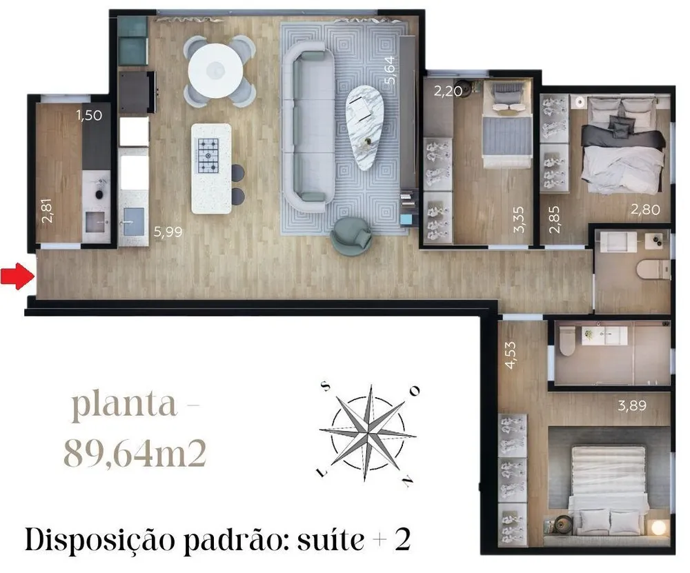 Apartamento, 3 quartos, 75 m² - Foto 11