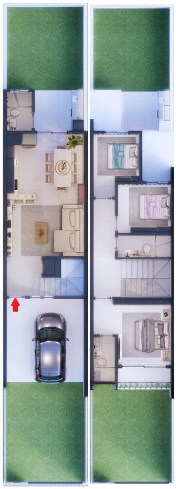 Sobrado, 3 quartos, 105 m² - Foto 2