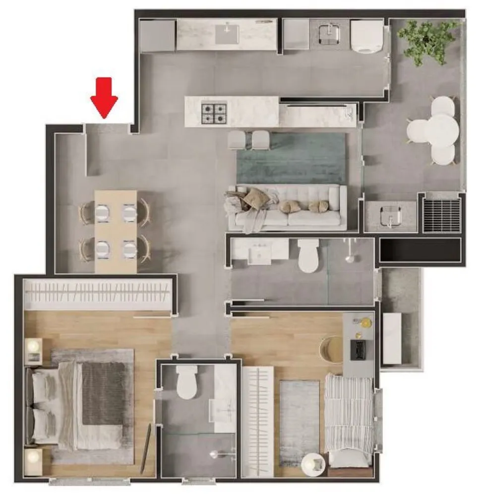 Apartamento, 2 quartos, 66 m² - Foto 15