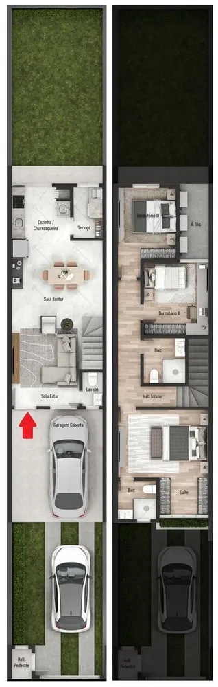 Sobrado, 3 quartos, 126 m² - Foto 13