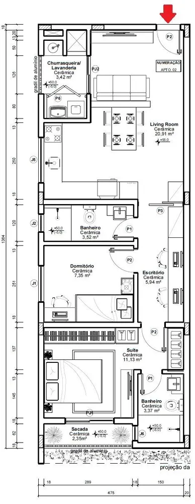 Apartamento, 2 quartos, 66 m² - Foto 6