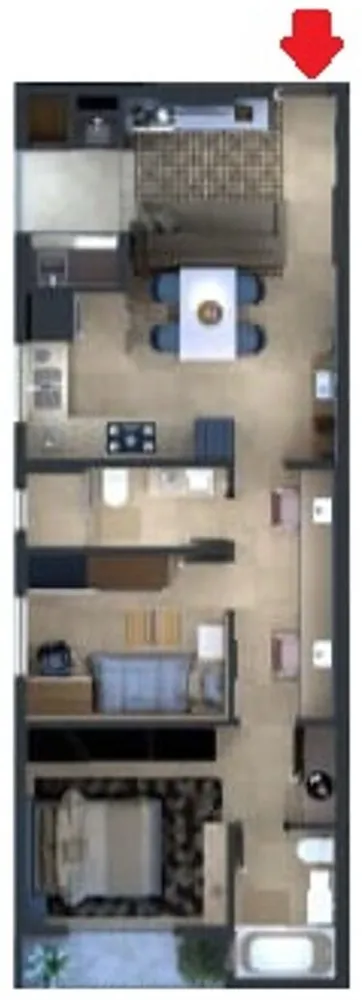 Apartamento, 2 quartos, 66 m² - Foto 2