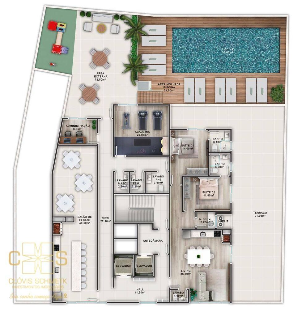 Apartamento, 2 quartos, 84 m² - Foto 6
