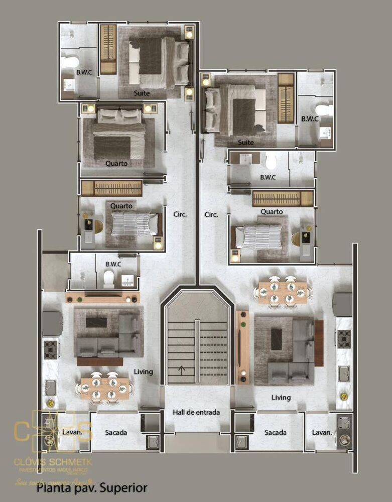 Apartamento, 3 quartos, 77 m² - Foto 2