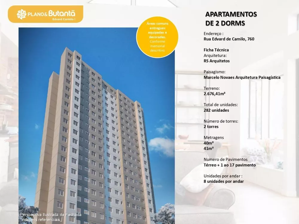 Apartamento à venda com 2 quartos, 32m² - Foto 1