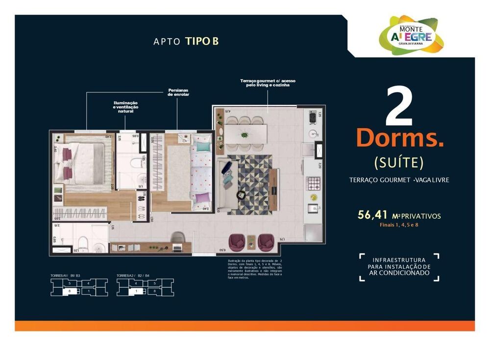 Apartamento, 2 quartos - Foto 4