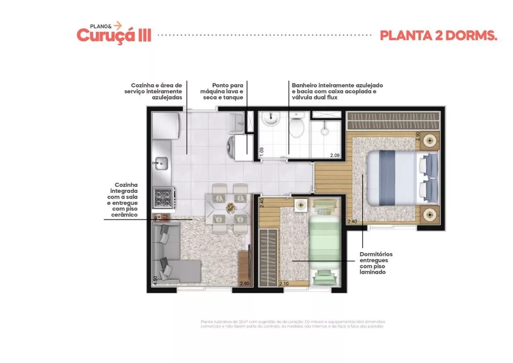 Apartamento à venda com 2 quartos, 32m² - Foto 16