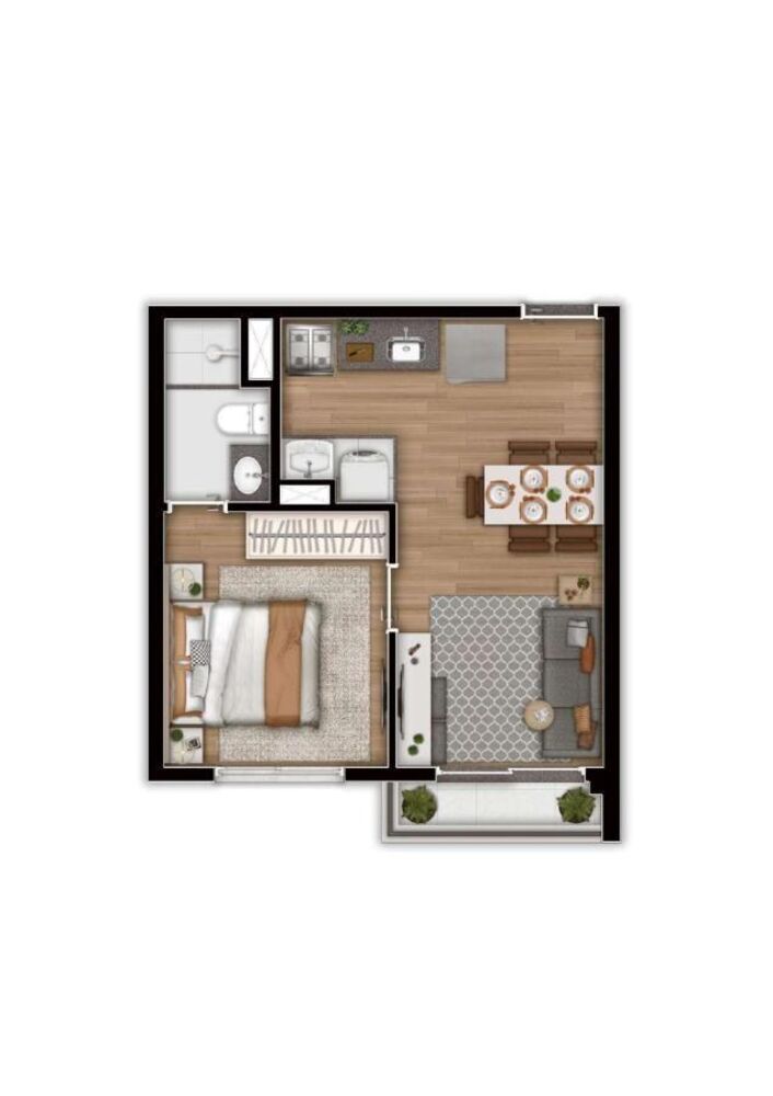 Apartamento, 1 quarto - Foto 13