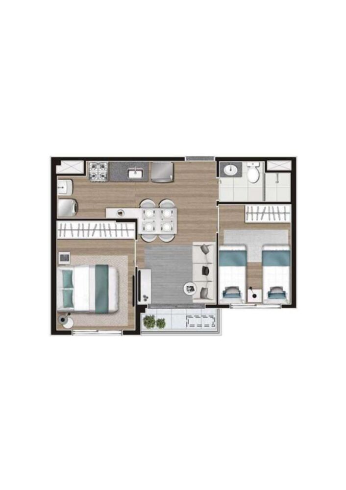 Apartamento, 2 quartos - Foto 4