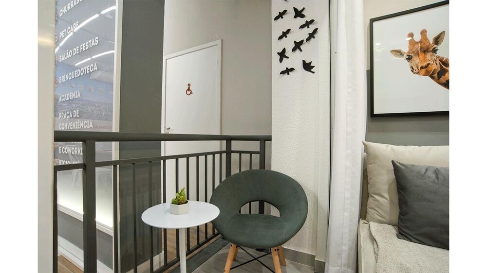 Apartamento à venda com 2 quartos, 37m² - Foto 3