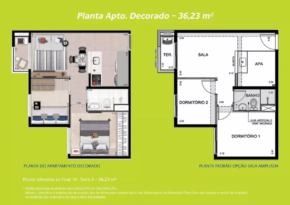 Apartamento à venda com 2 quartos, 35m² - Foto 7