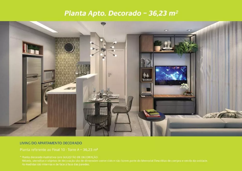 Apartamento à venda com 2 quartos, 35m² - Foto 8