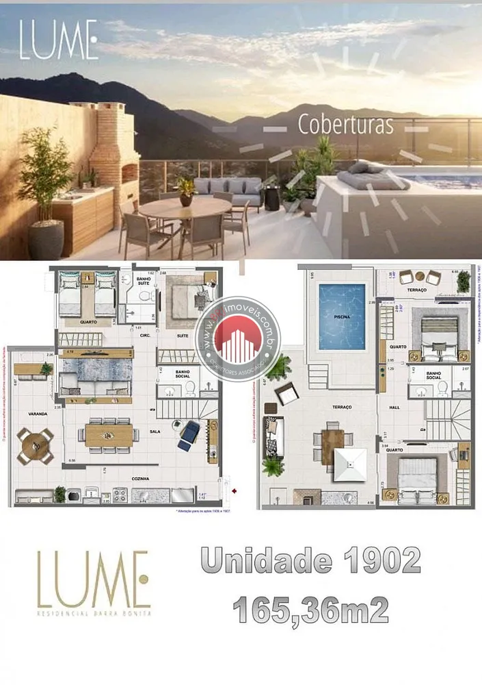 Cobertura, 4 quartos, 168 m² - Foto 1