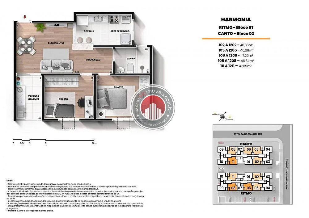 Apartamento, 2 quartos, 50 m² - Foto 8