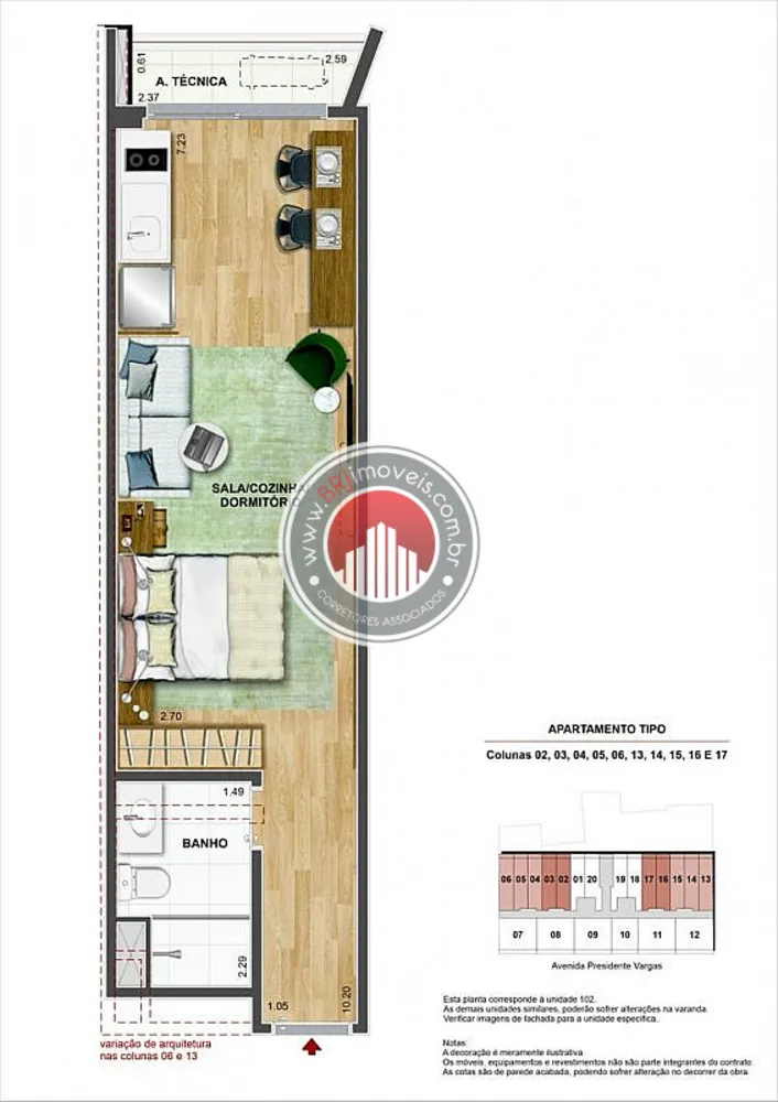 Apartamento, 1 quarto, 37 m² - Foto 19