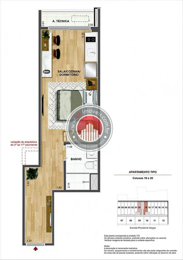 Apartamento, 1 quarto, 37 m² - Foto 18