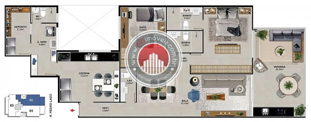 Apartamento, 2 quartos, 173 m² - Foto 4