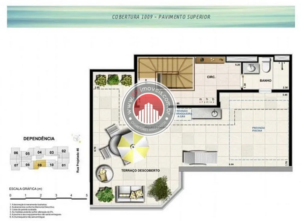 Cobertura, 3 quartos, 138 m² - Foto 12