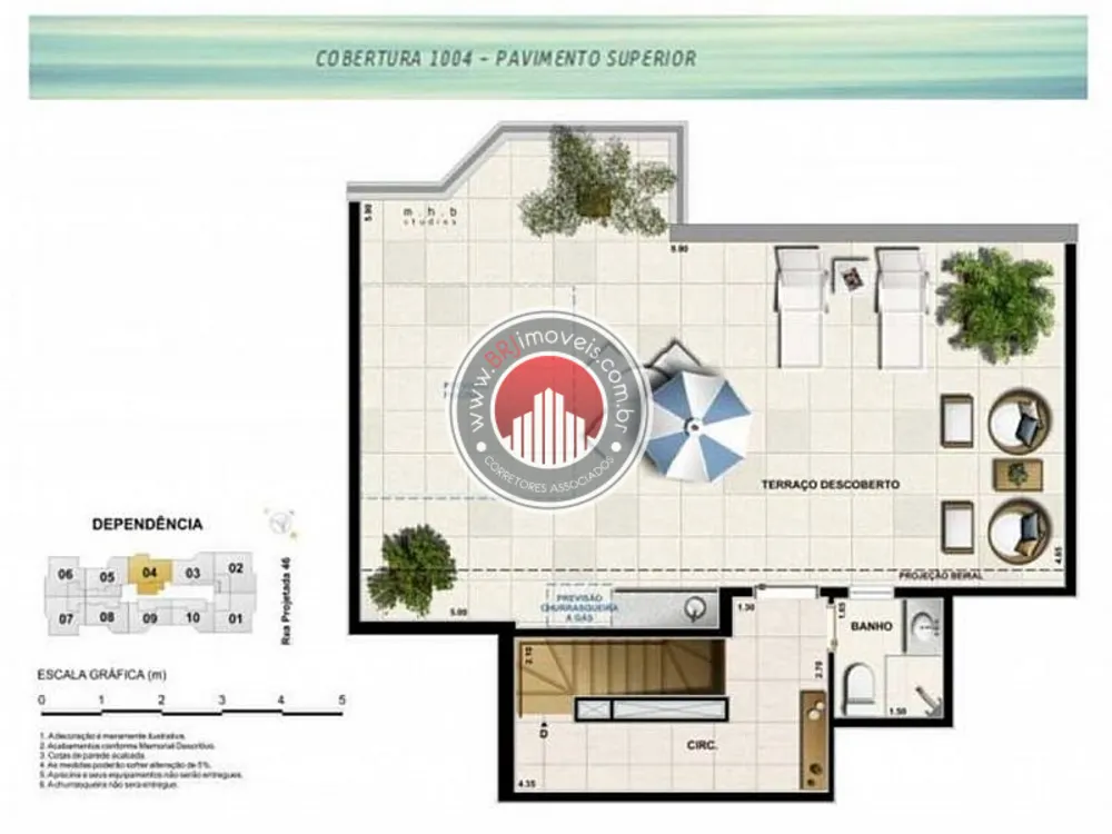 Cobertura, 3 quartos, 138 m² - Foto 6
