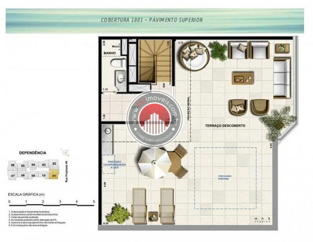 Cobertura, 3 quartos, 138 m² - Foto 4