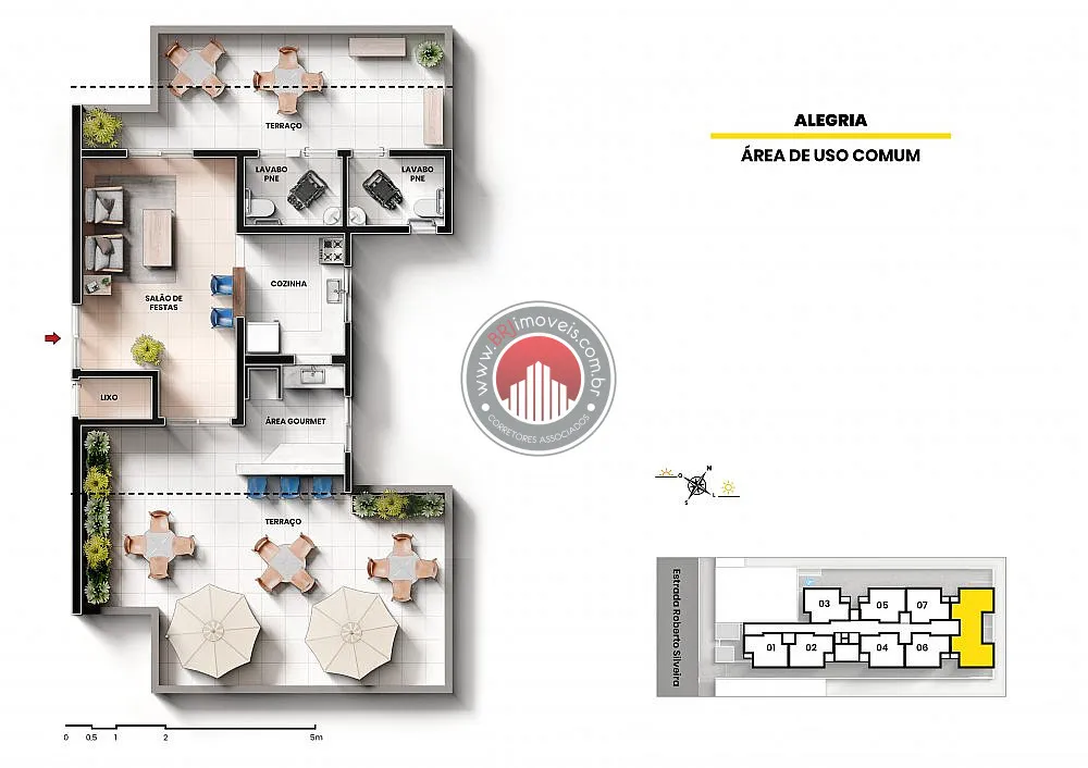 Apartamento, 2 quartos, 44 m² - Foto 2