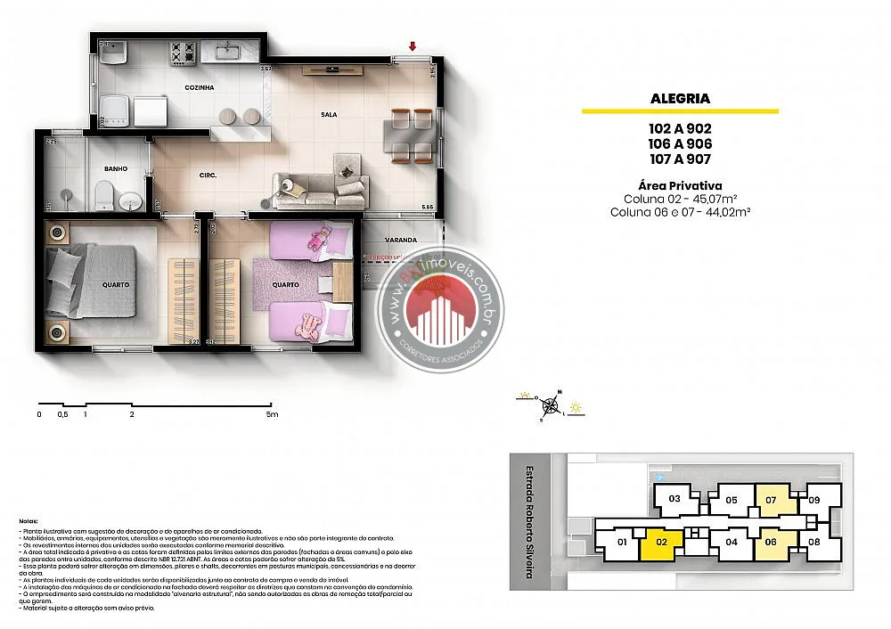 Apartamento, 2 quartos, 44 m² - Foto 14