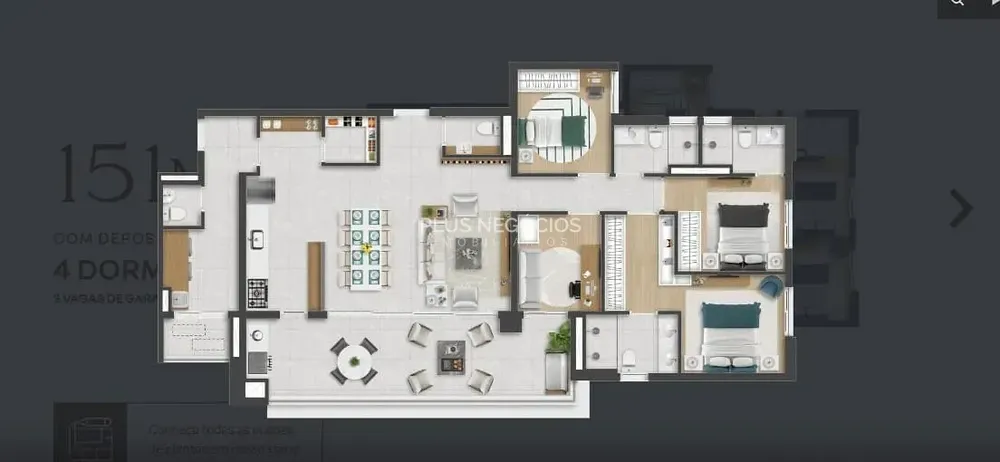 Apartamento, 4 quartos, 151 m² - Foto 12