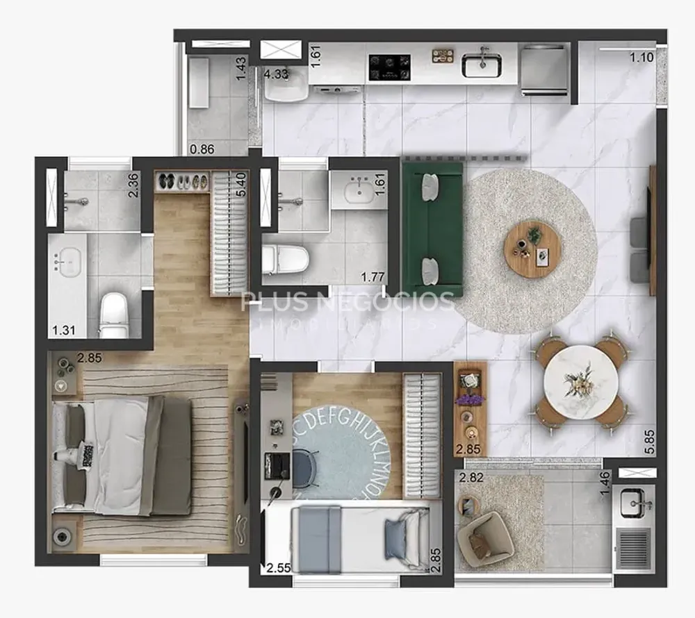 Apartamento, 2 quartos, 65 m² - Foto 8
