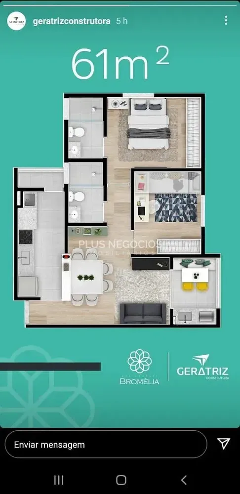 Apartamento, 2 quartos, 61 m² - Foto 8