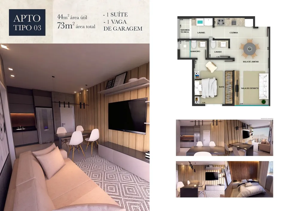 Apartamento, 2 quartos, 74 m² - Foto 7