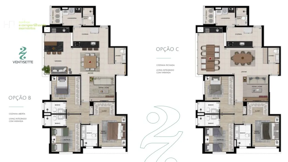 Apartamento, 3 quartos, 133 m² - Foto 7