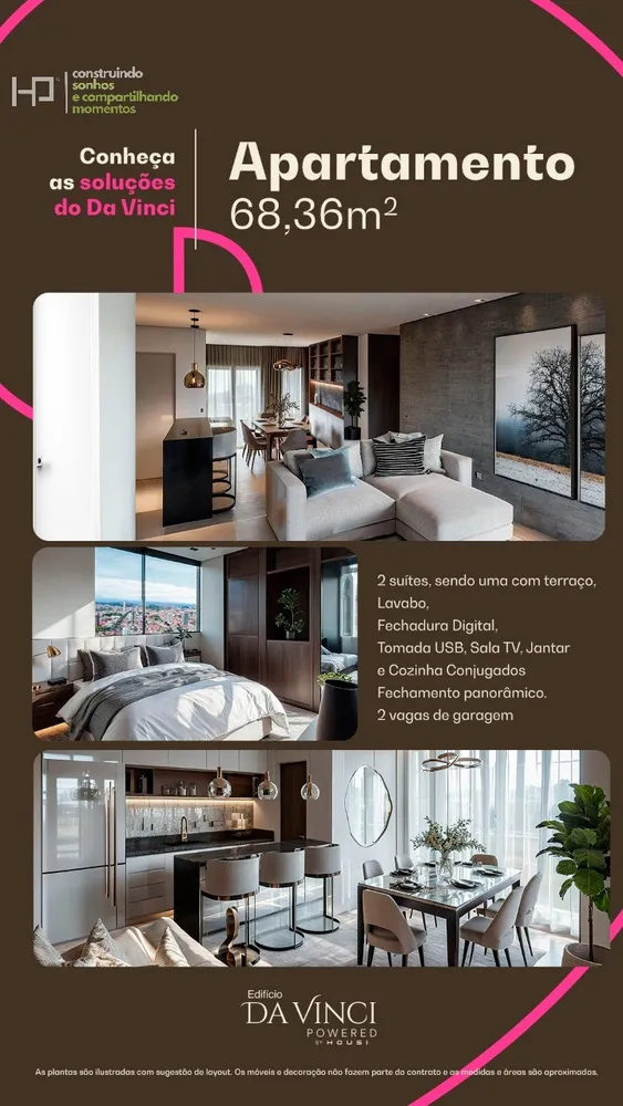 Apartamento, 2 quartos, 68 m² - Foto 3