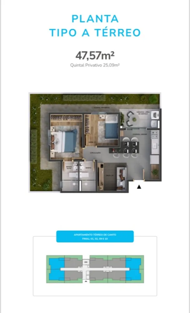 Apartamento, 2 quartos, 48 m² - Foto 12