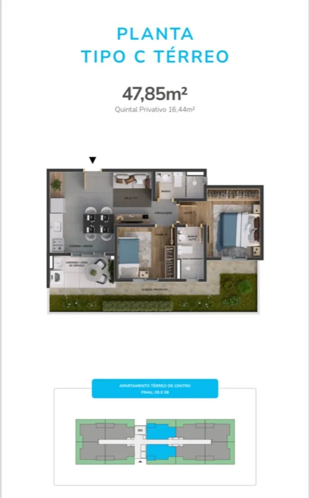 Apartamento, 2 quartos, 48 m² - Foto 14