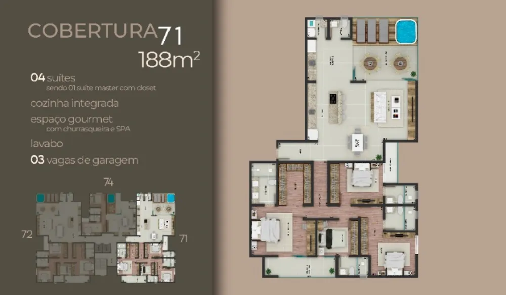 Apartamento, 4 quartos, 188 m² - Foto 4