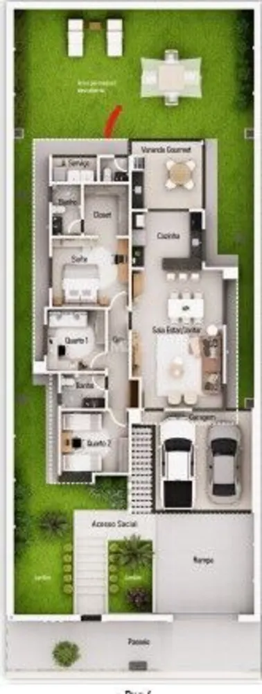 Casa, 3 quartos, 142 m² - Foto 6