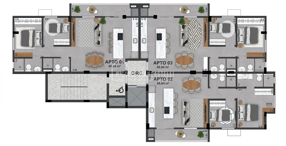 Apartamento, 2 quartos, 67 m² - Foto 18